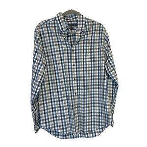 Nautica Mens Plaid Dress Shirt